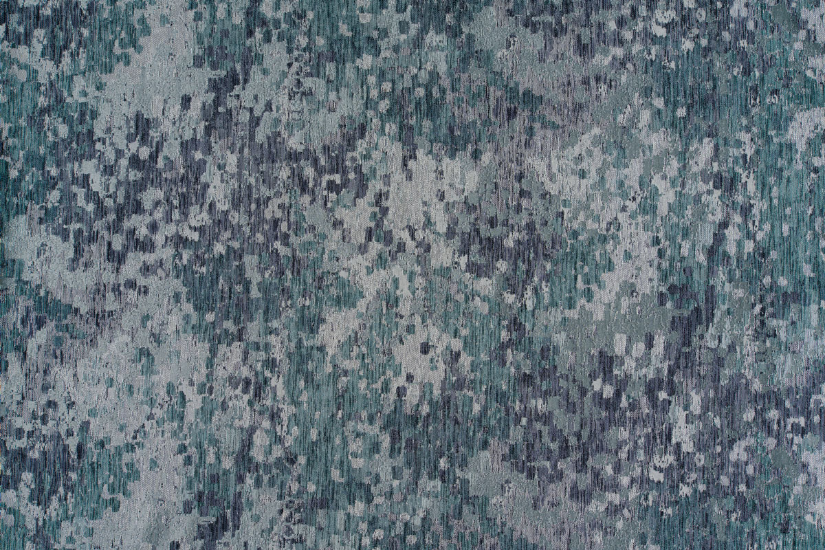 Lucca Curtain turqoise fabric