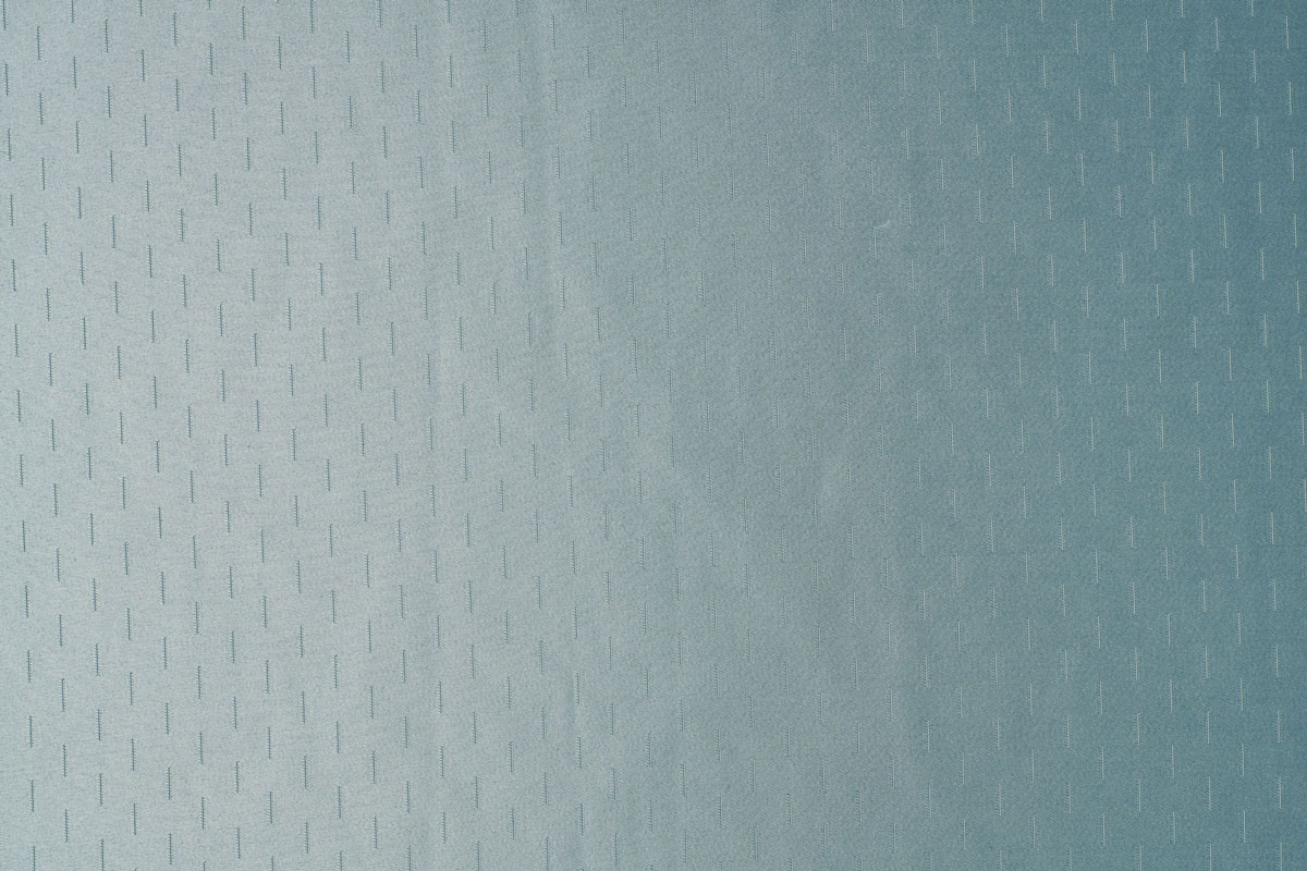 Mint green colored curtain fabric