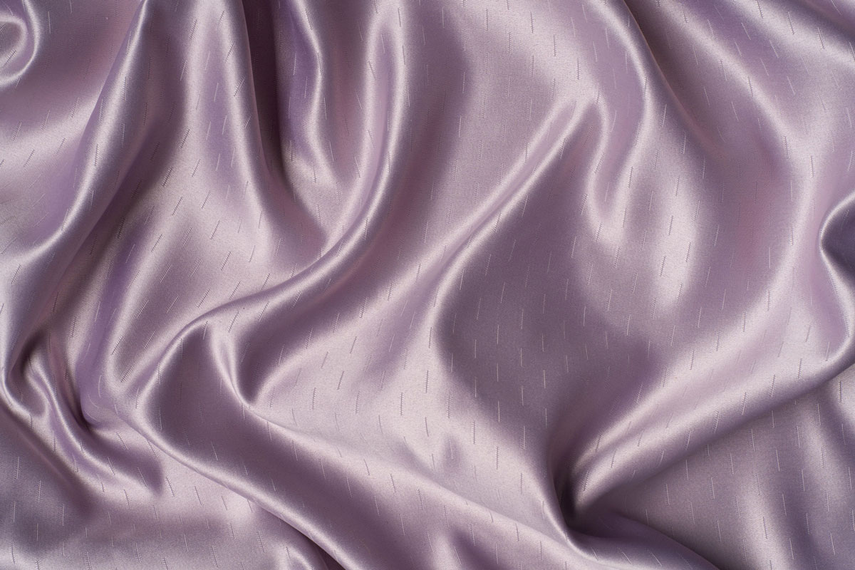 Purple colored curtain fabric