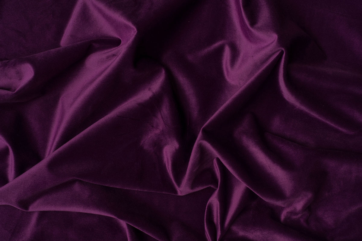 Castellano purple colored fabric curtain