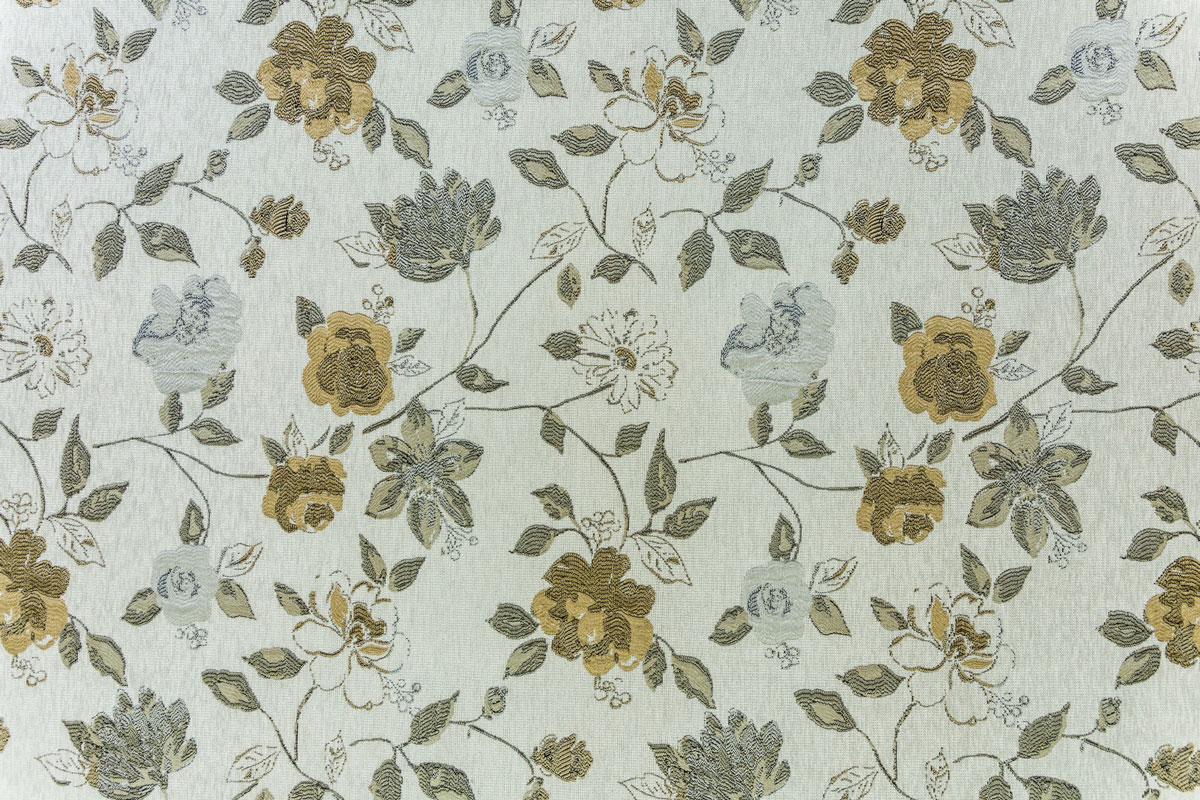 Kassandra Curtain beige flower pattern fabric