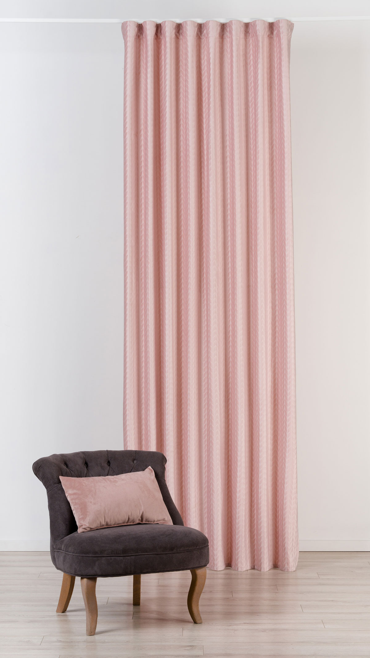 Scarabeo Curtain Pink colored fabric