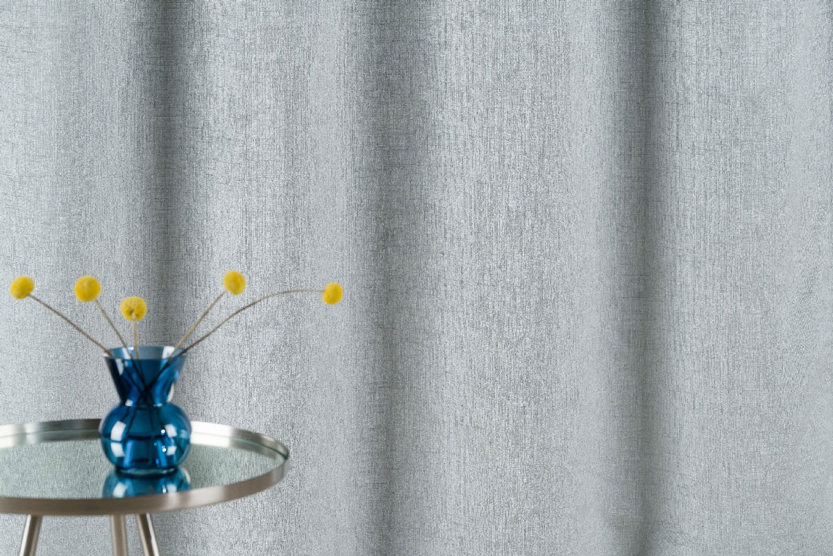 Velar Curtain Grey colored fabric