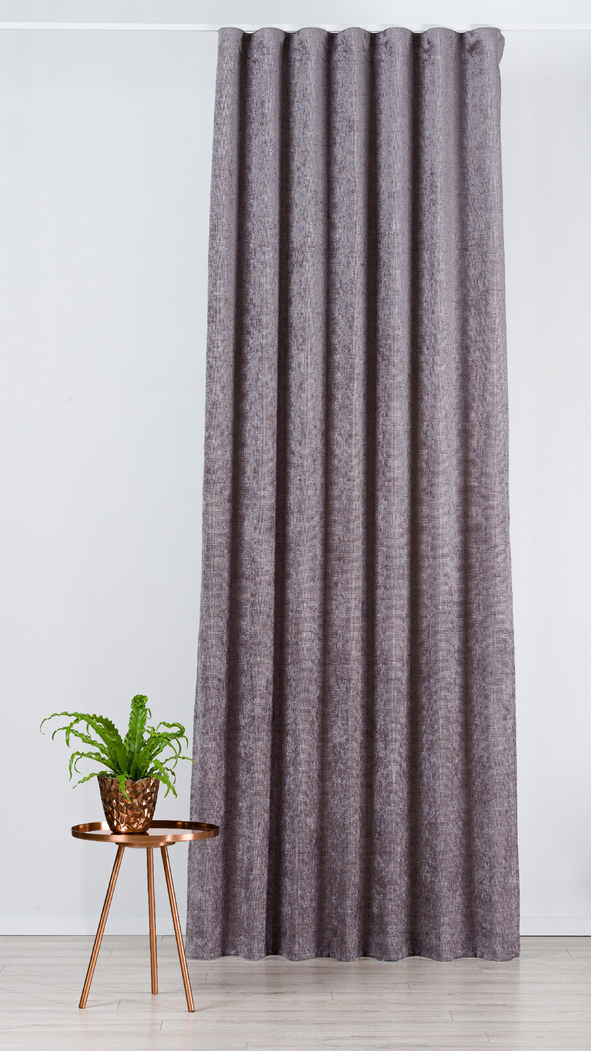 Velar Curtain Dark Grey colored fabric