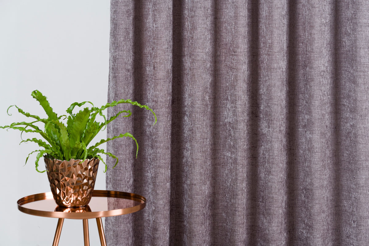 Velar Curtain Dark Grey colored fabric