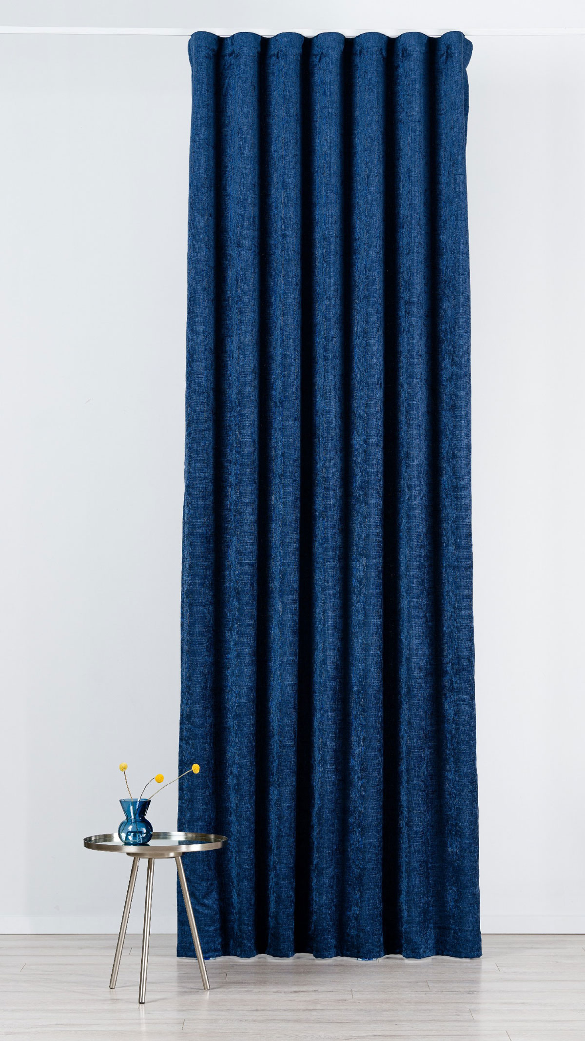 Velar Curtain Blue colored fabric