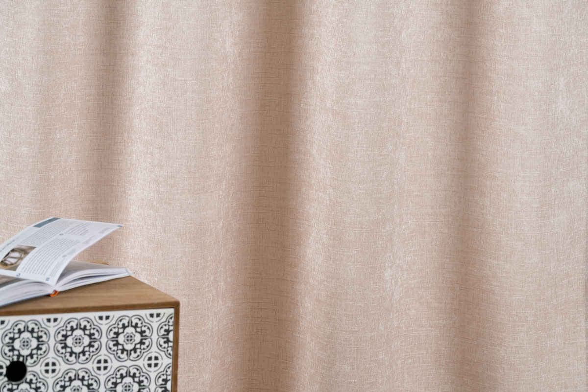 Velar Curtain Coffee colored fabric