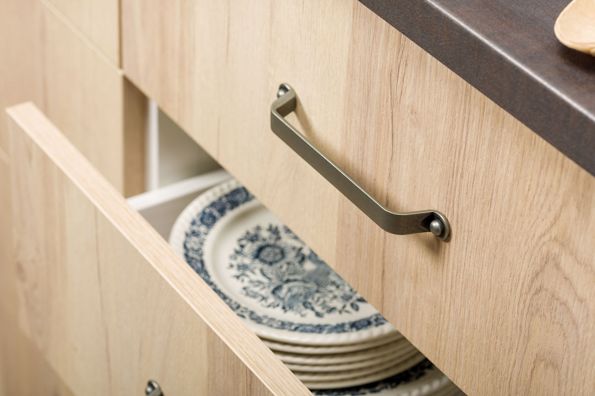 Button Handle copper