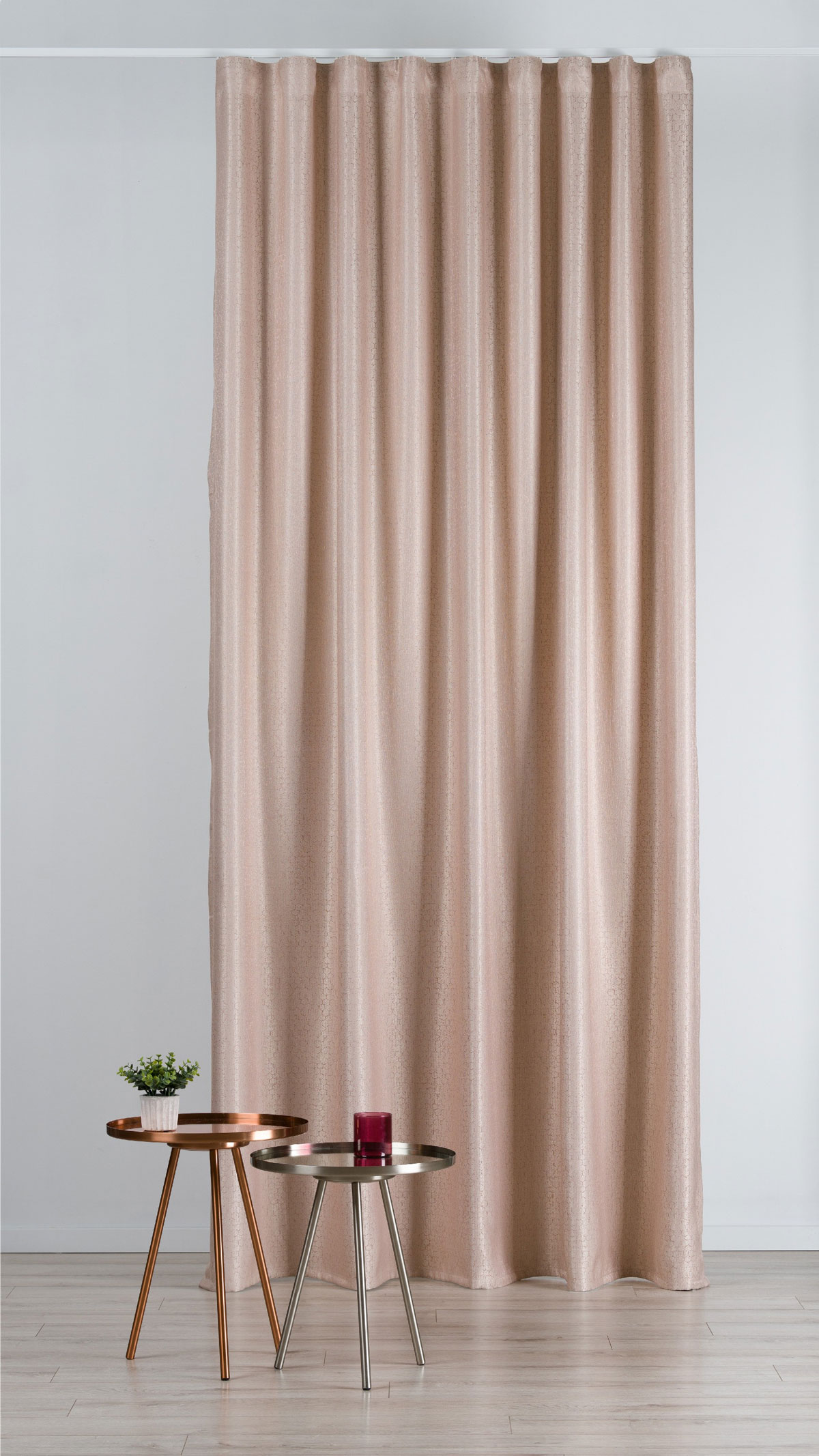 Agadir Curtain pink fabric