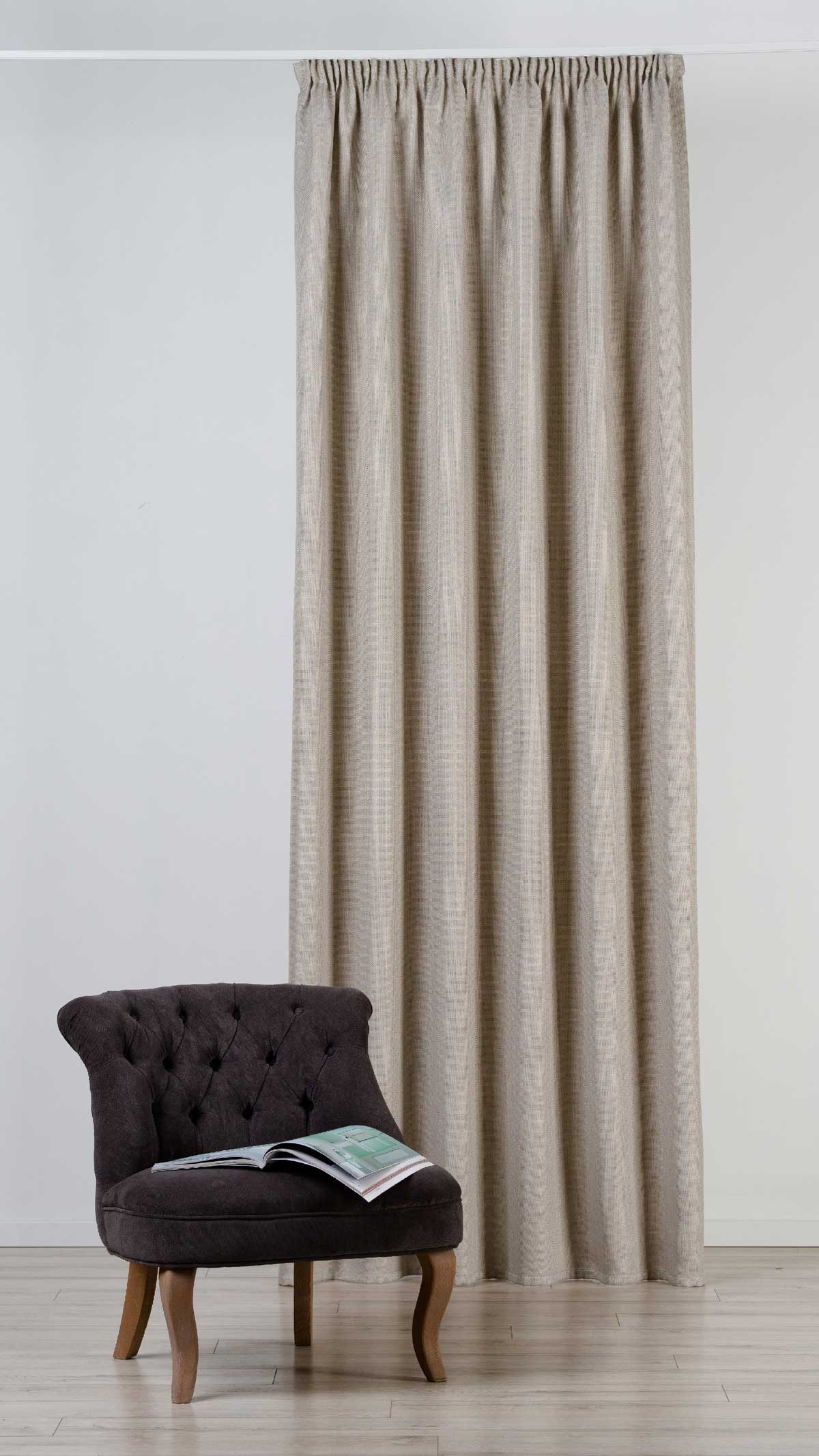 Cheer Curtain coffee fabric