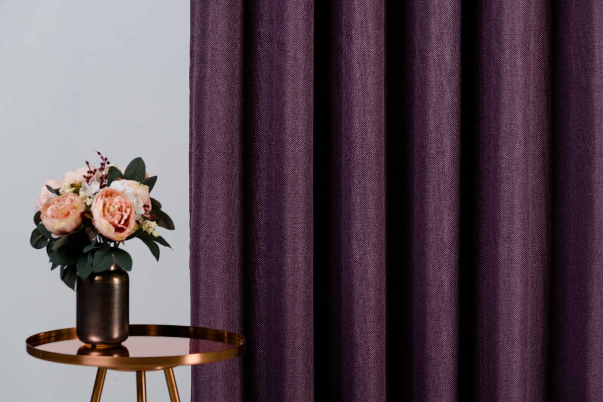 Cheer Curtain purple fabric