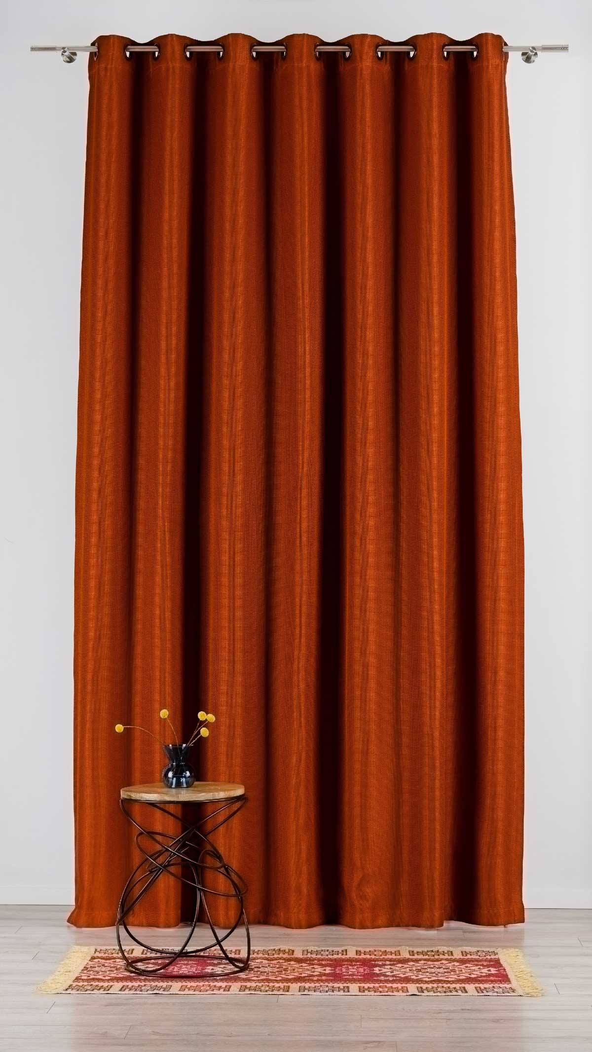 Cheer Curtain Terracotta fabric