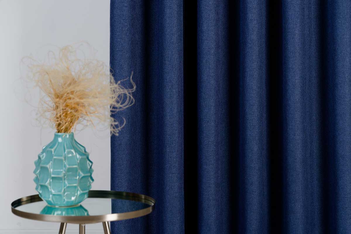 Cheer Curtain blue fabric