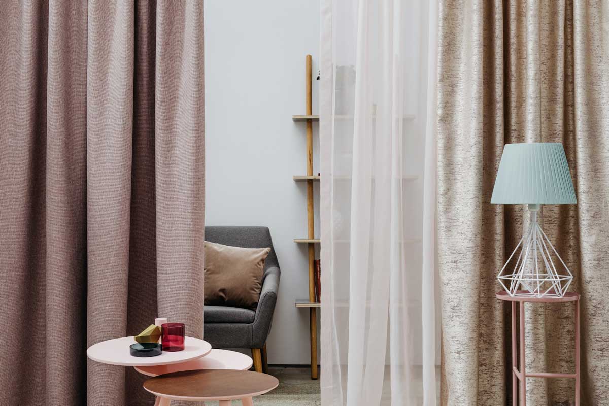 Cheer Curtain pink fabric