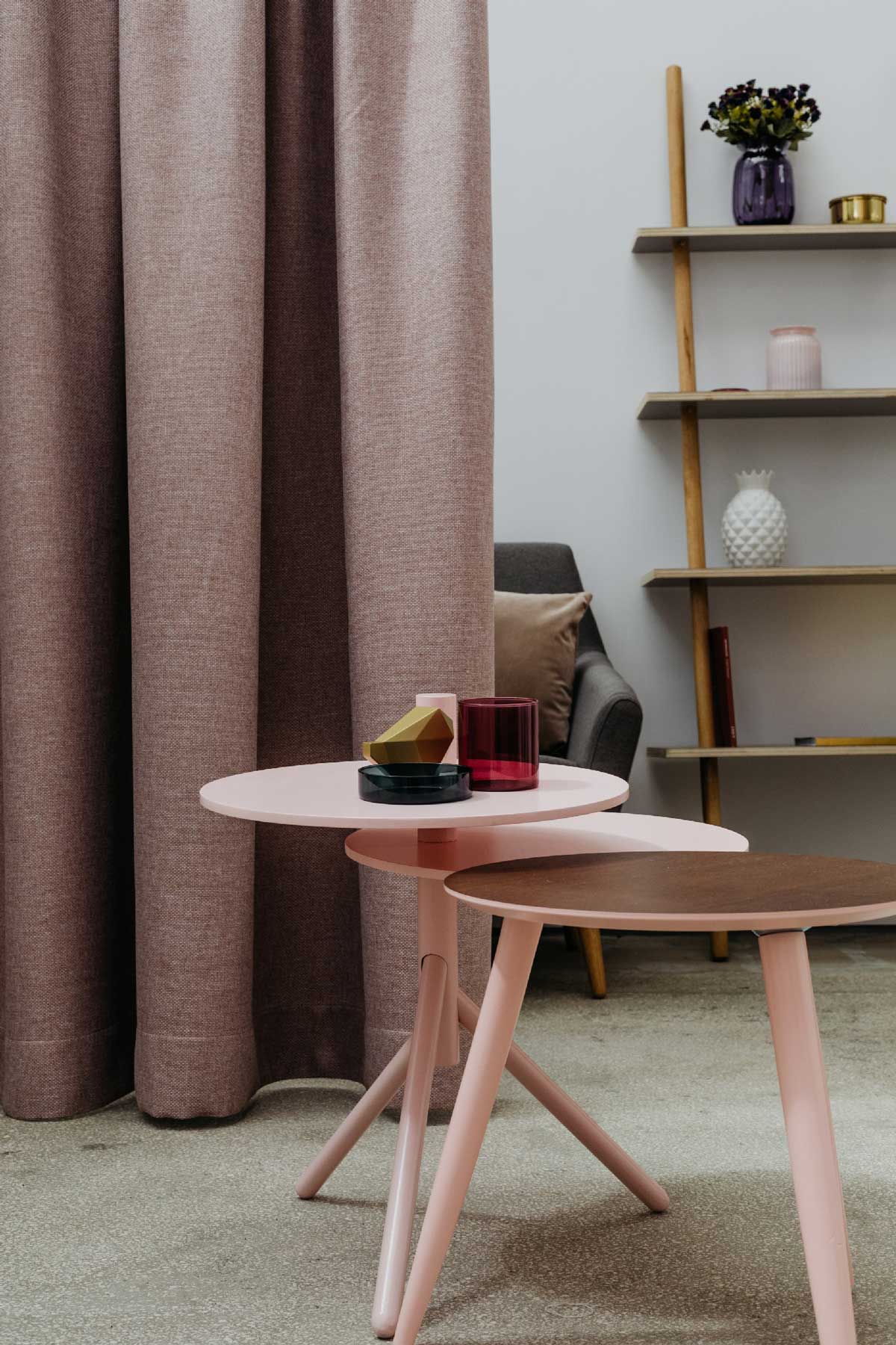 Cheer Curtain pink fabric