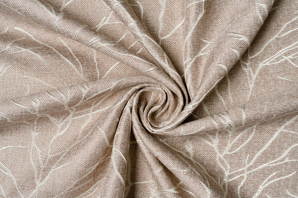 Norrland Curtain beige pink fabric