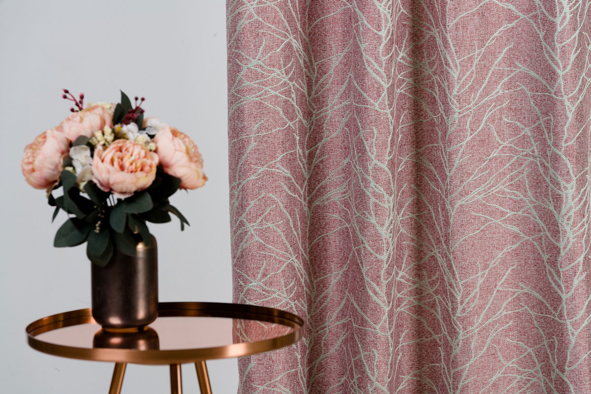 Norrland Curtain pink fabric
