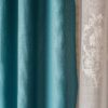 Tyler Curtain turquoise fabric
