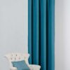 Tyler Curtain turquoise fabric
