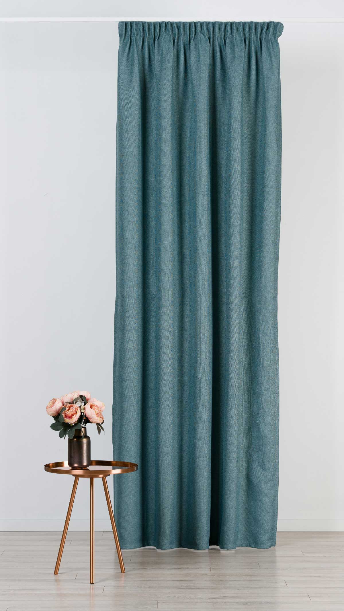 Butler Curtain Turquoise fabric