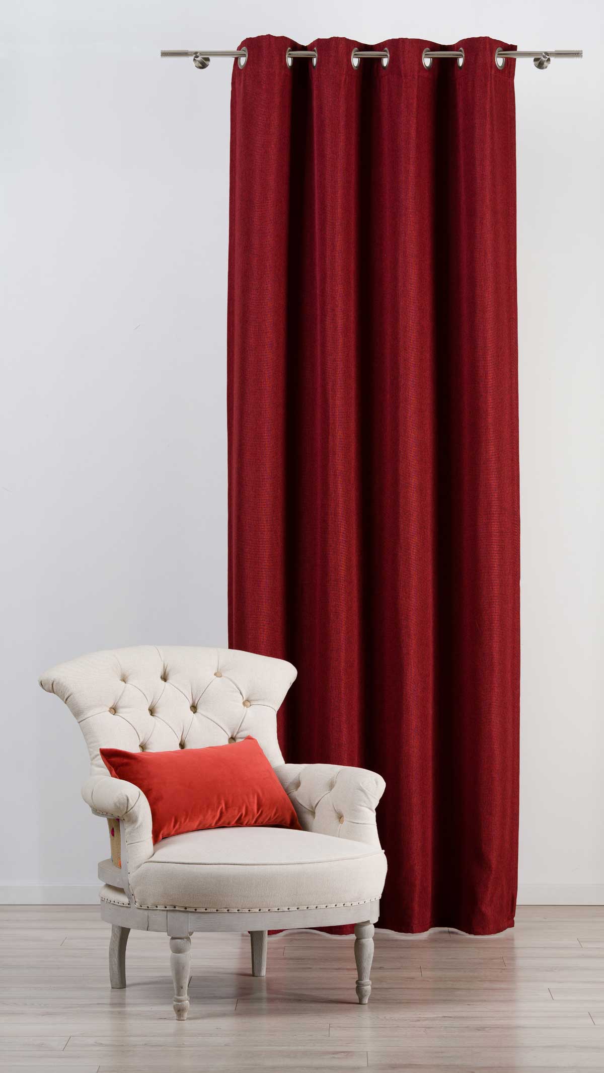 Butler Curtain Red fabric