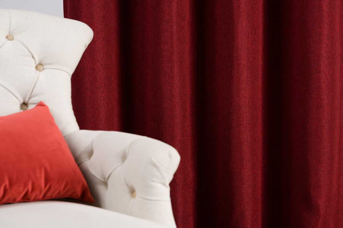 Butler Curtain Red fabric