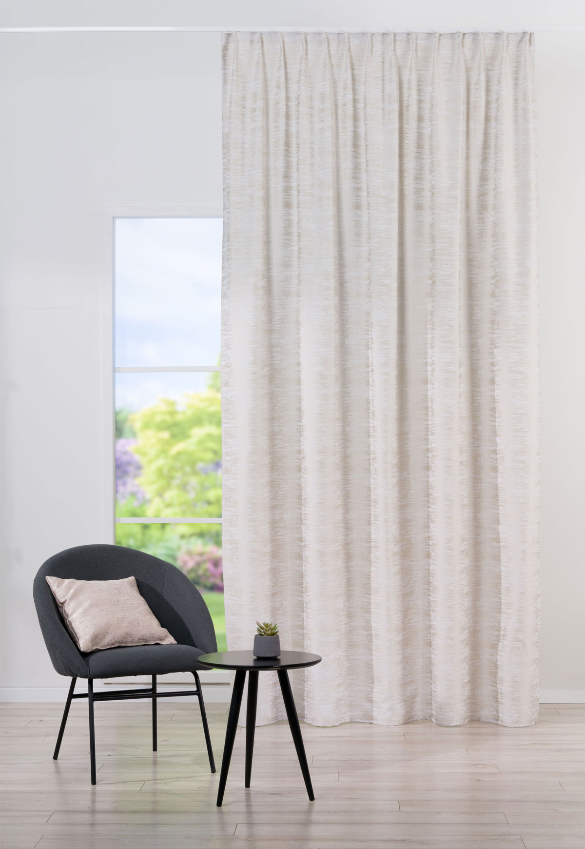Nympha Curtain beige fabric