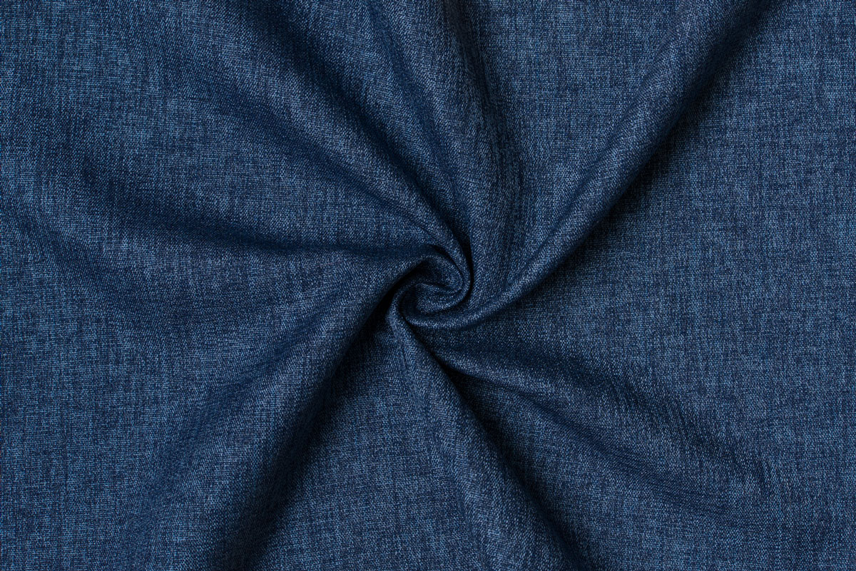 Madras Curtain blue fabric