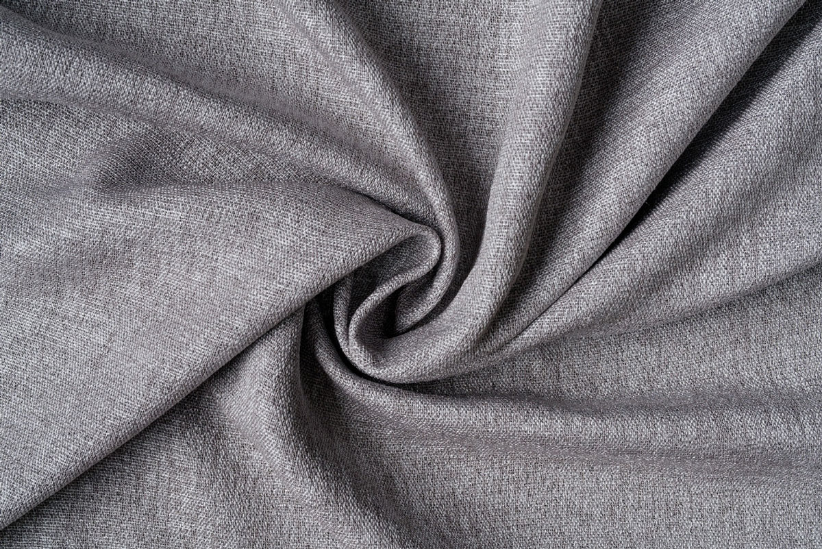 Madras Curtain grey fabric