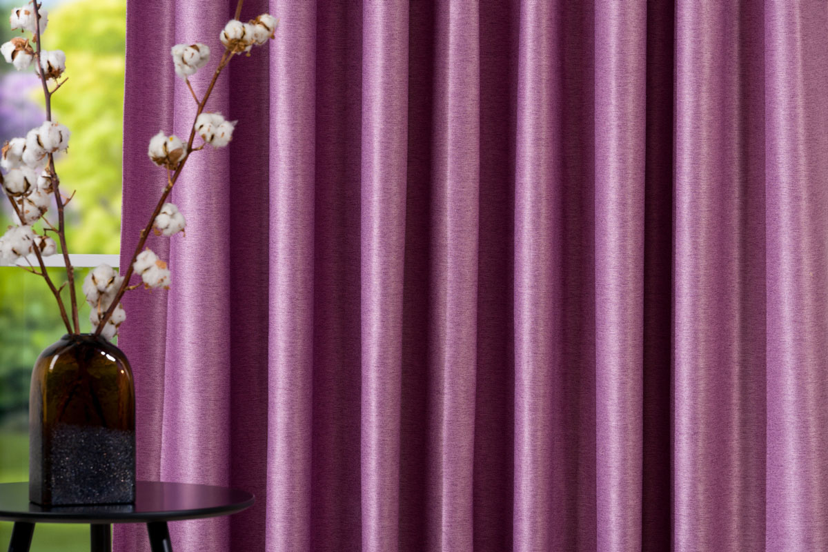 Madras Curtain pink fabric