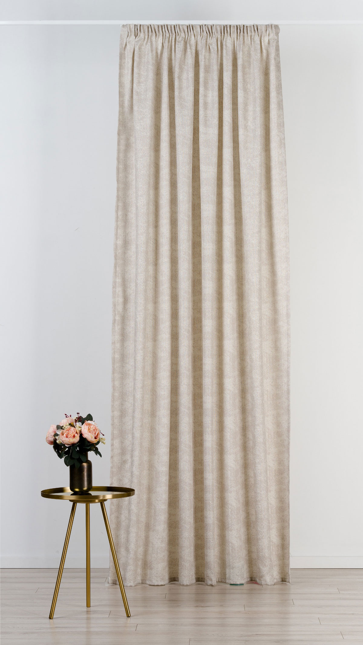 Atticus Curtain beige fabric