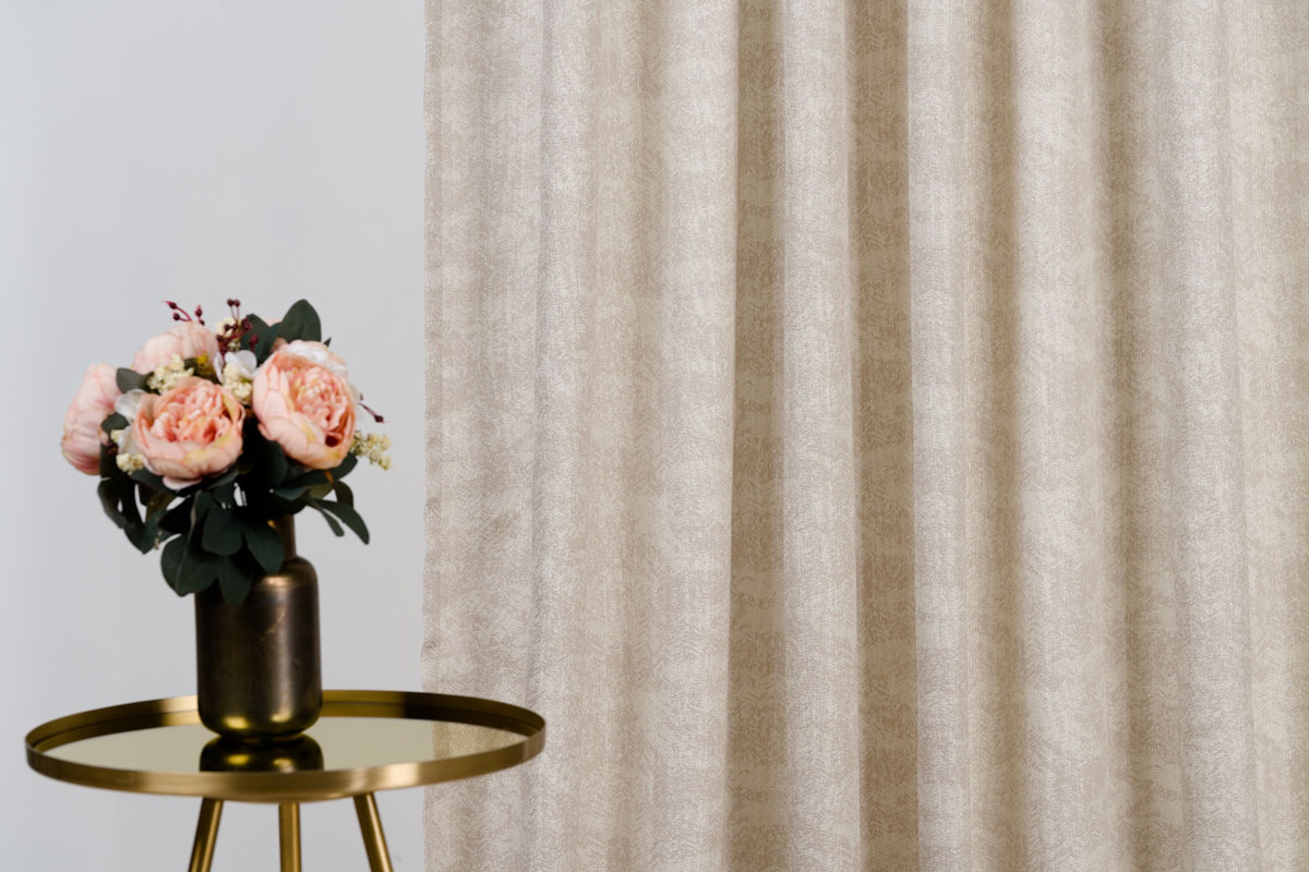 Atticus Curtain beige fabric