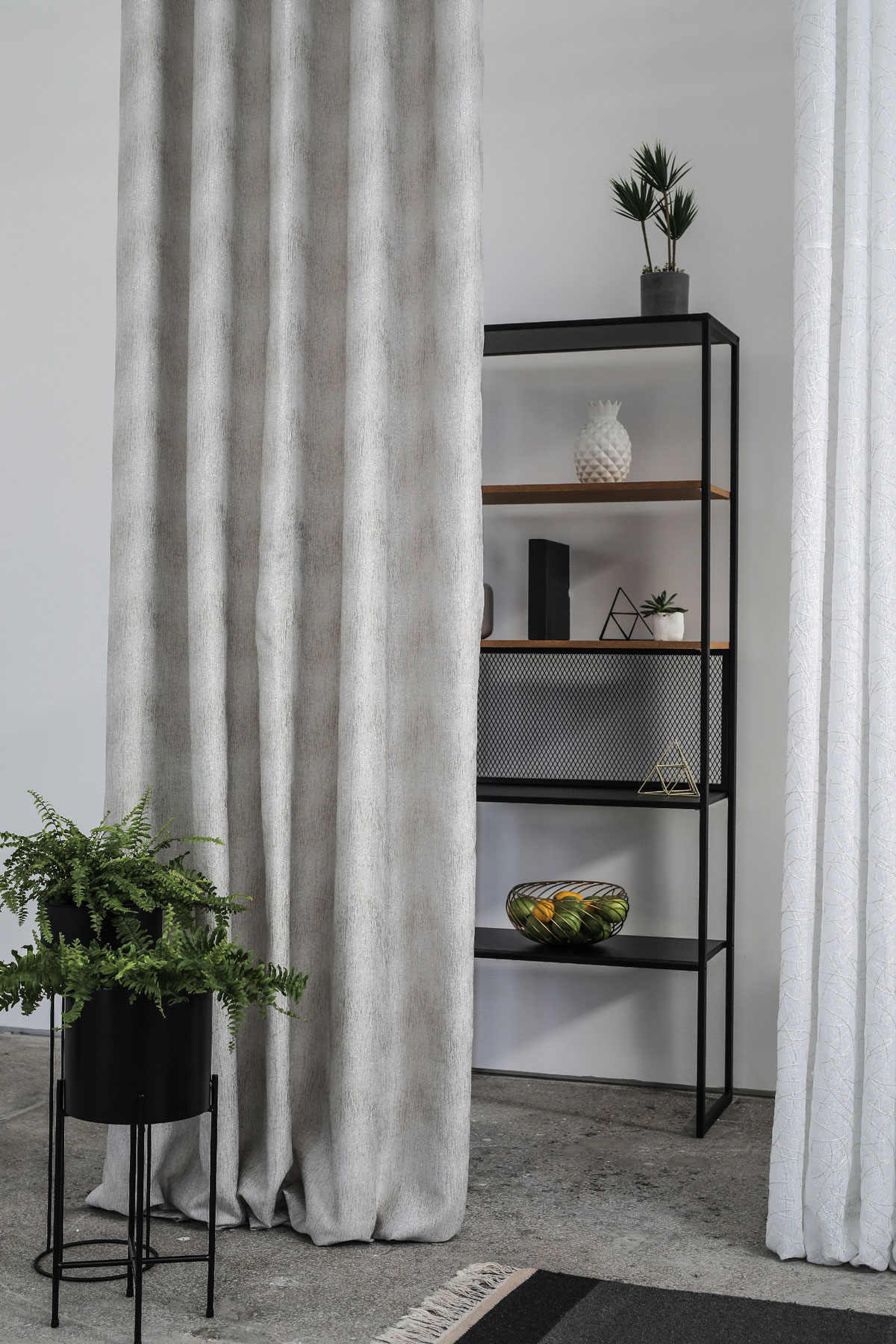 Durante Curtain beige fabric