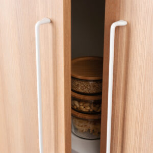 Soft white handles
