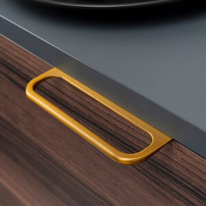 Rim brushed nickel handles
