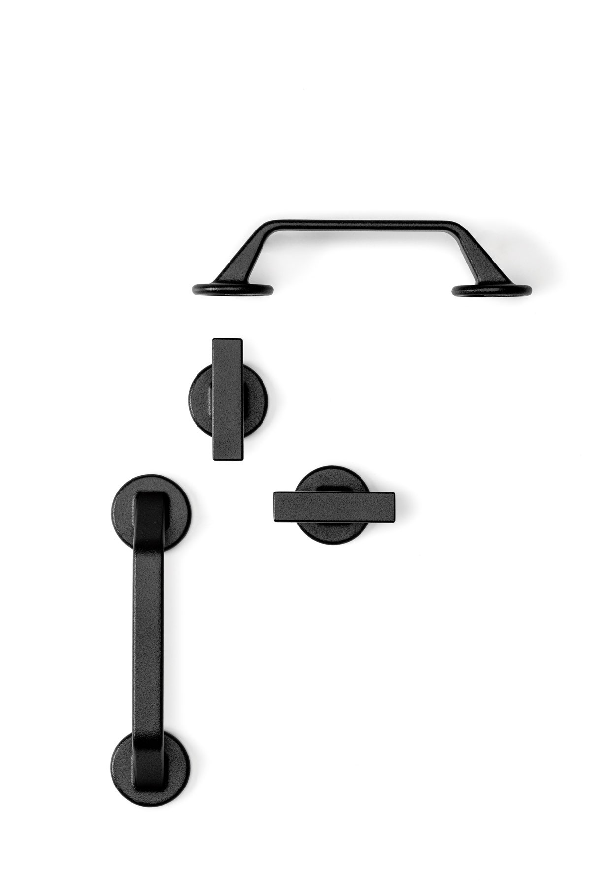 Oto matt black handles