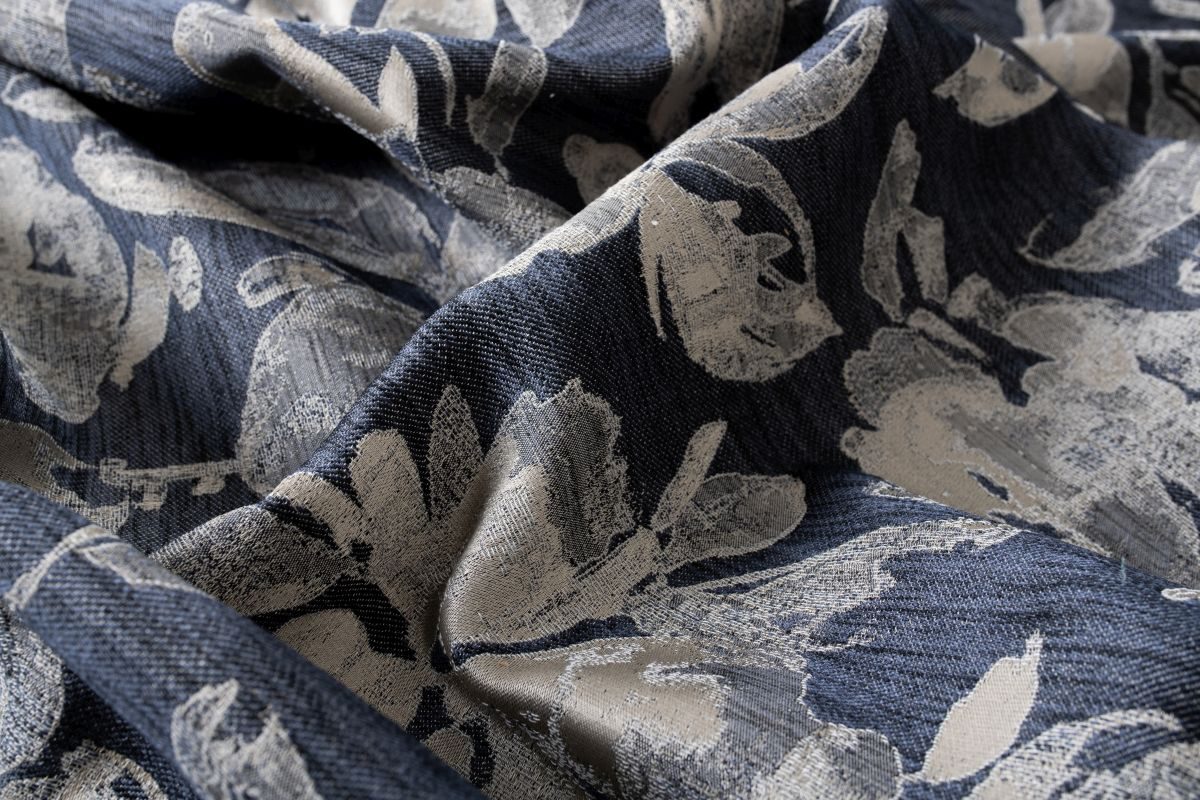 Havana blue colored material