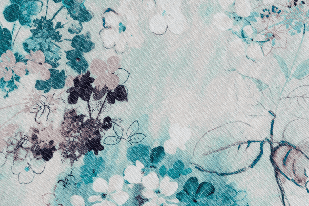 lavie blue colored material curtain