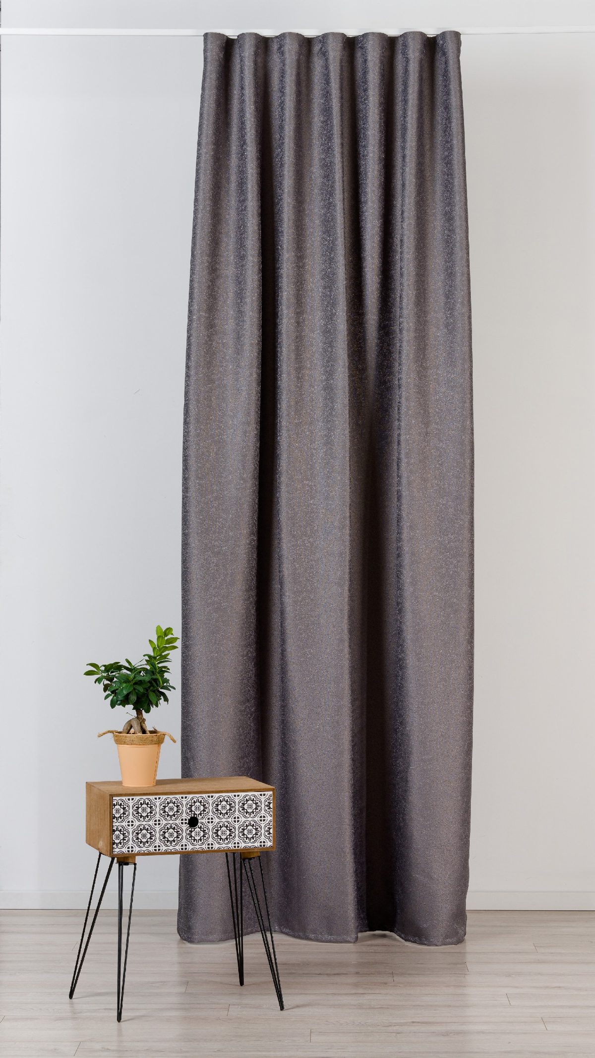 lisboa dark grey colored material