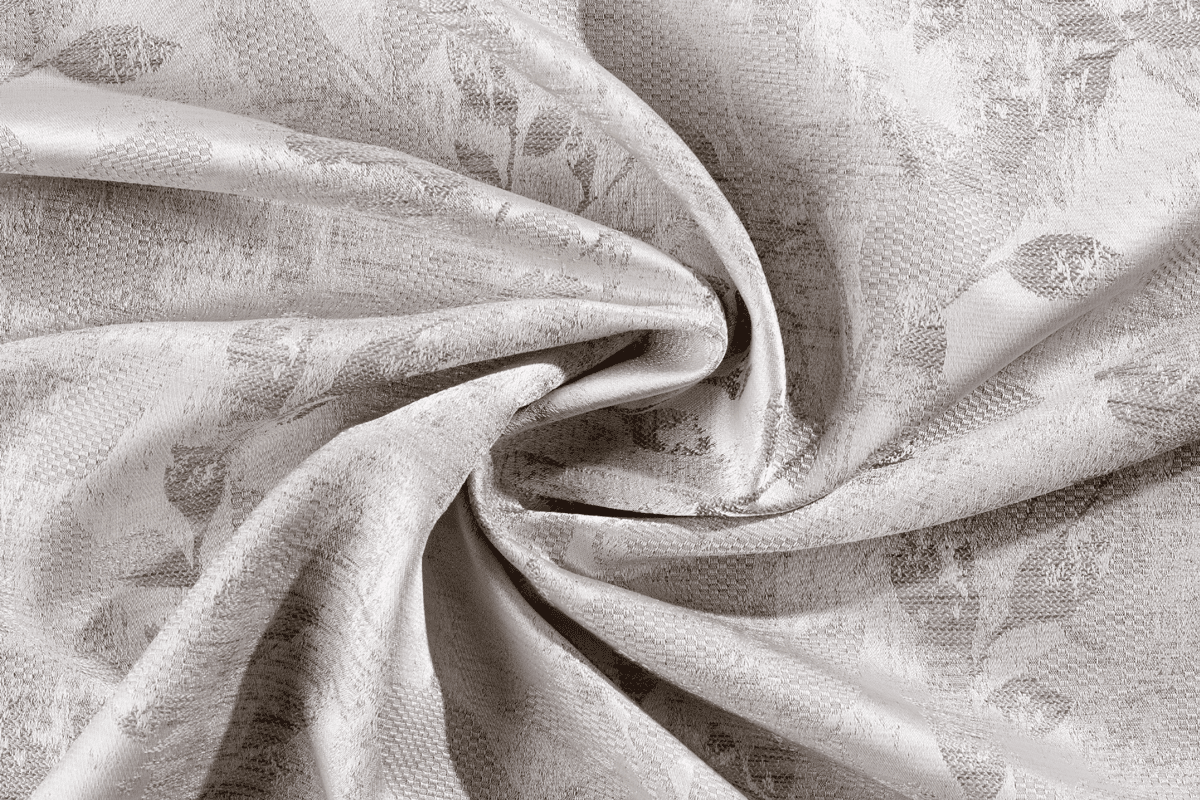 marsala grey colored material curtain