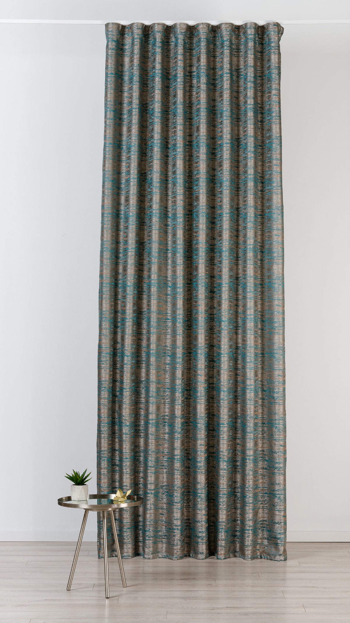 mohave green colored material curtain