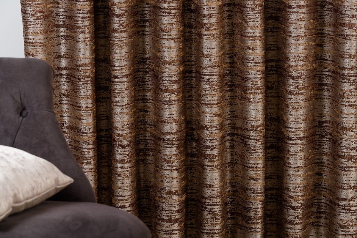 mohave coffee colored material curtain