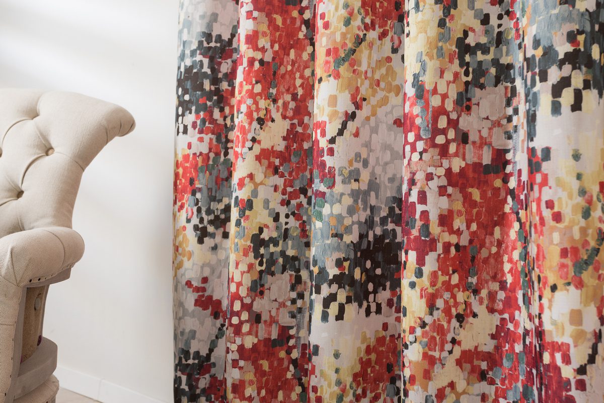 Nadine multicolor colored material