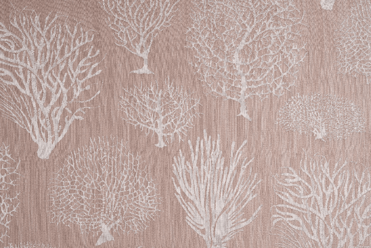 gemini pink colored material curtain