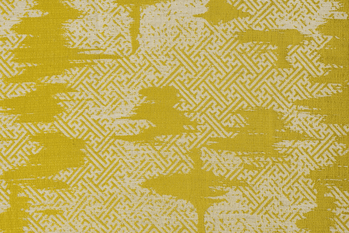 tagus yellow colored material curtain