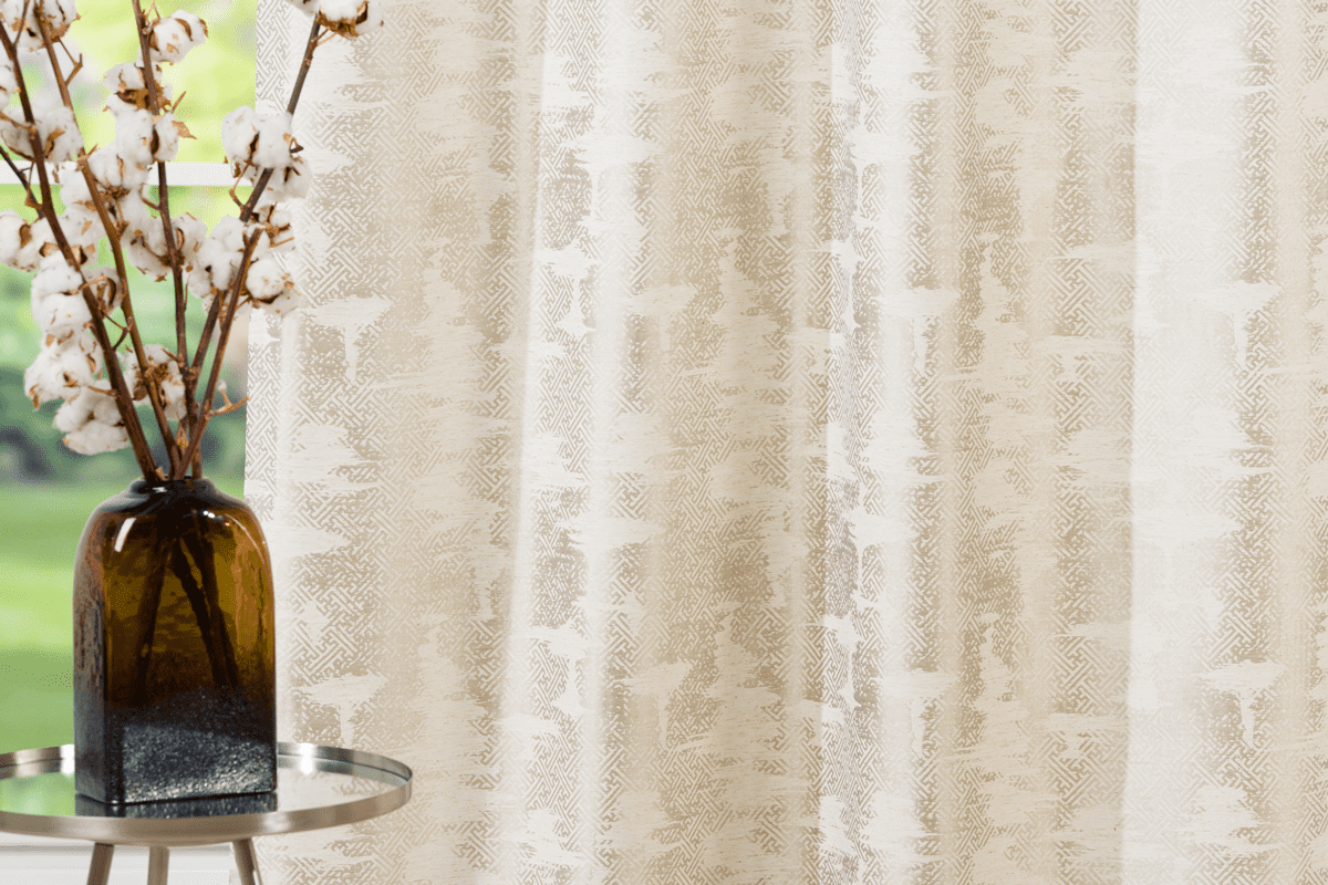 tagus beige colored material curtain