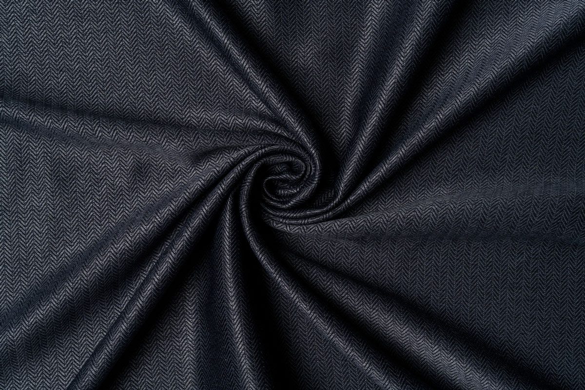 torre black colored material curtain
