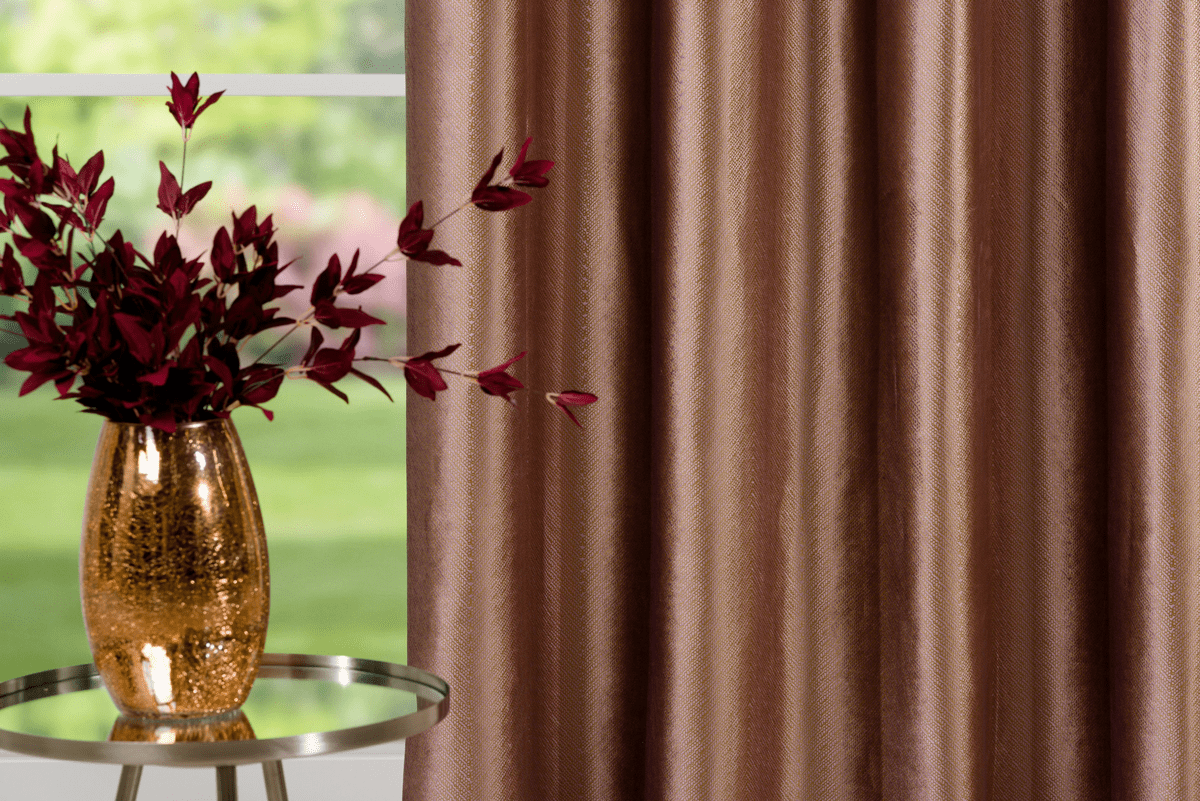 rapsodia brown colored material curtain