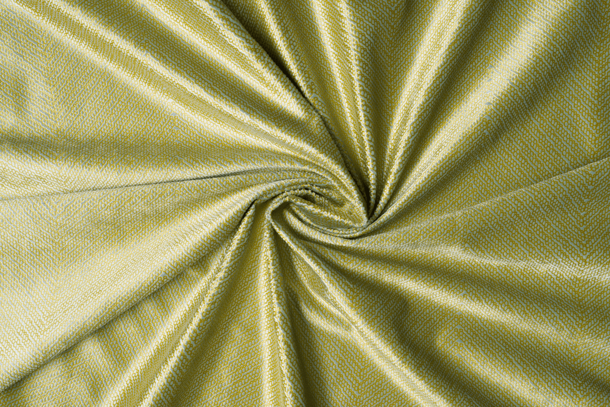 rapsodia green colored material curtain