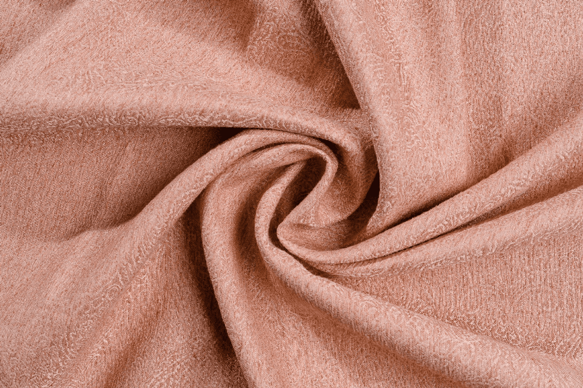 segovia pink colored material curtain